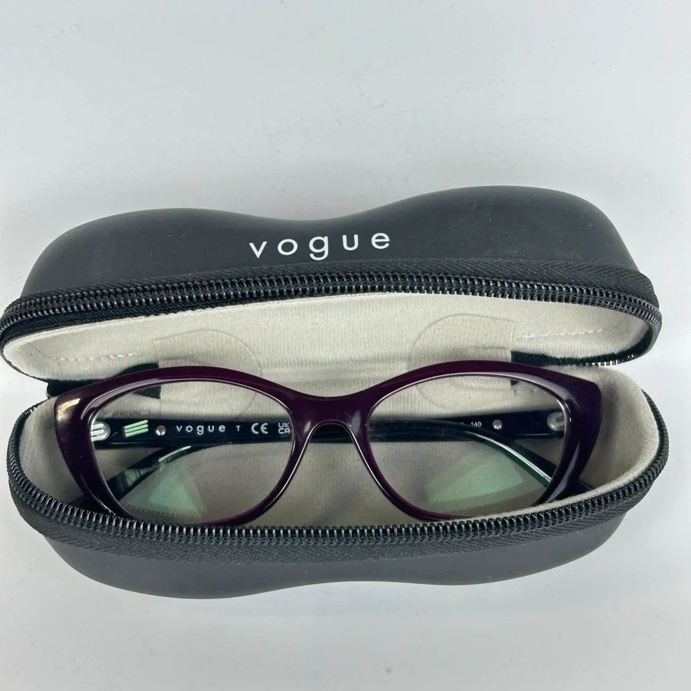 Vogue VO 5425-B 2989 Unisex Adults Eyeglasses Frame Purple Cat Eye 52-17-140‎ mm